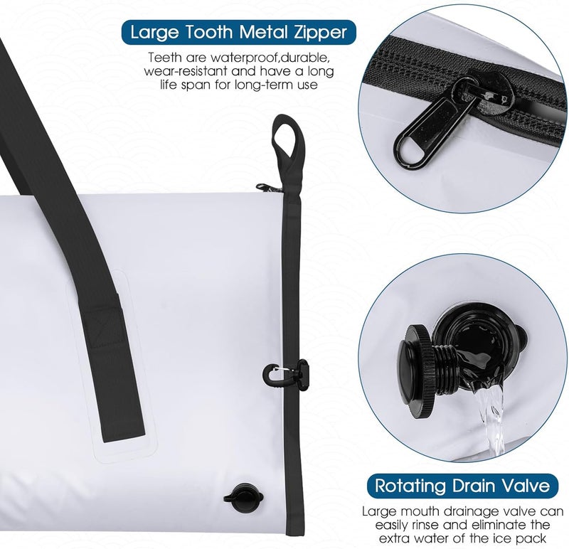 THKFISH Insulated Fish Cooler Bag, 40x16in Fish Kill Bag for Caught Fish, Portable Waterproof Insulated Fishing Bags Keeps Ice Cold Over 24 Hours - Image 3